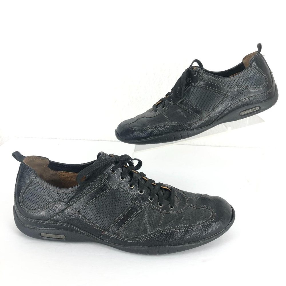 *SOLD* Cole Haan Black Lace-Up Oxford Driver Shoes Sz 10* - Picture 2 of 10
